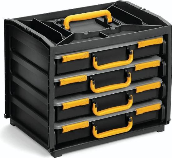 Actual product image Raaco 127448 Sortimentskasten Handybox mit 4 Schachteln