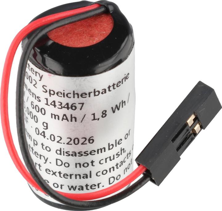 Immagine prodotto AccuCell Speicherbatterie 3V ersetzt Siemens 143467 - 600 mAh (1 pz., 600 mAh)