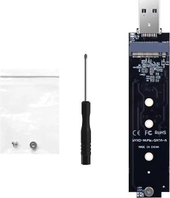 Immagine prodotto HutoPi M.2 SSD SATA/NVMe to USB 3.1 Adapter