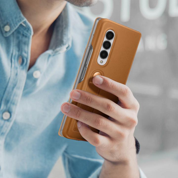 Produktbild Samsung Leather Flip Cover (Samsung Galaxy Z Fold3)