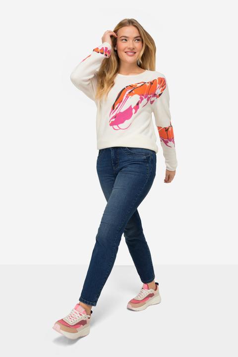 Image du produit Laurasøn Jeans, Straight Fit, 5-Pocket, Wascheffekte (40)