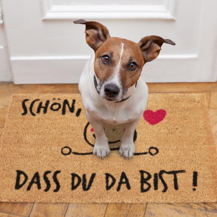 Image du produit Relaxdays Je suis content que vous soyez là (60 x 40 cm)