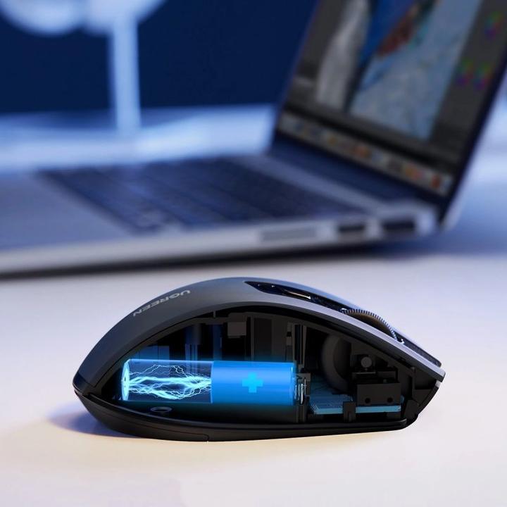 Actual product image Ugreen Wireless mouse 2.4 GHz&BT (black) (Wireless)