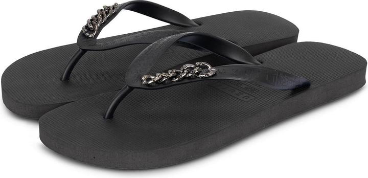Actual product image Uzurii Silver Small men's flip-flops, black, size: 45/46 (45)