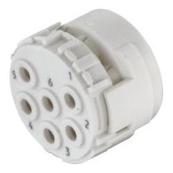 Harting Connettore rotondo, Cavo + Spina elettrica, Bianco