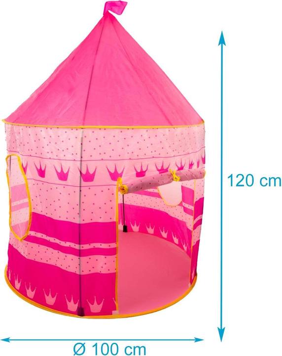 Actual product image Intirilife Children's play tent for boys and girls with carrier bag