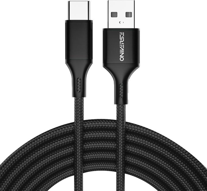 Produktbild Oniverse Usb-A To Usb-C Charge Cable, 3 M - Black (3 m)