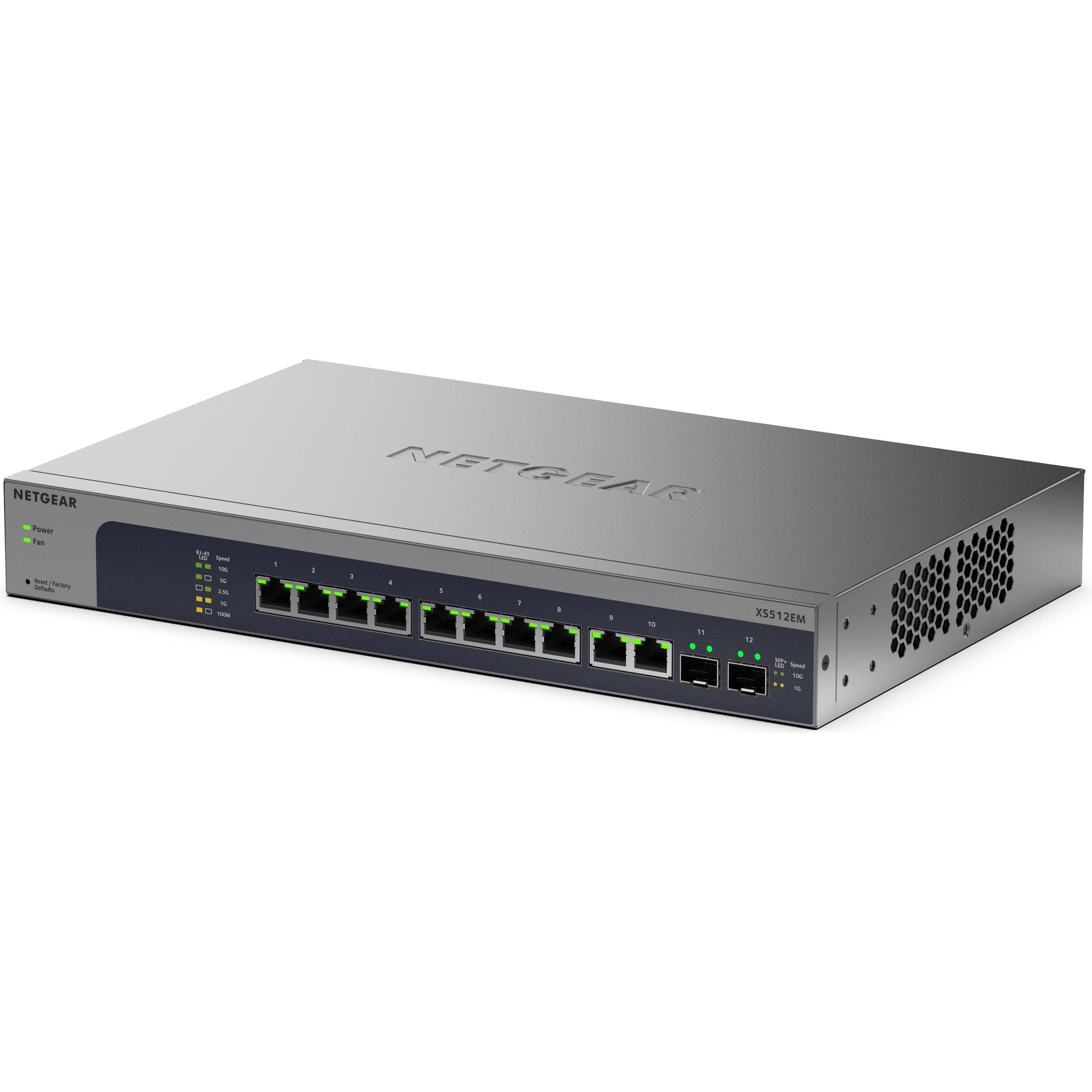 Netgear 12-PORT MULTI-G SMART SWITCH (12 Ports), Netzwerk Switch