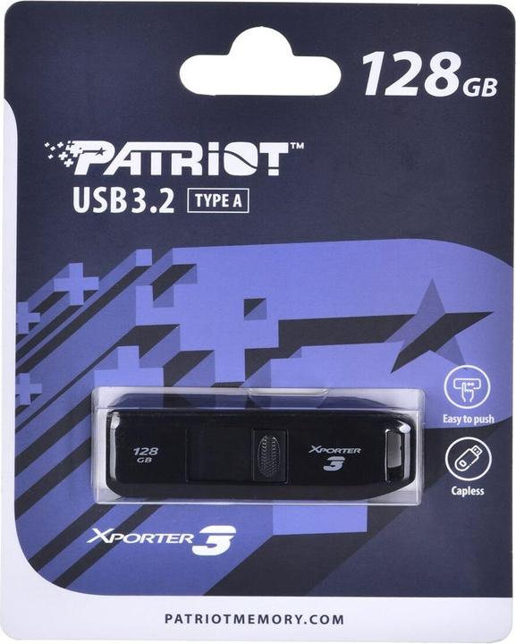 Produktbild Patriot USB 128GB Xporter GEN 1 3.2 PAT (128 GB, USB-A)