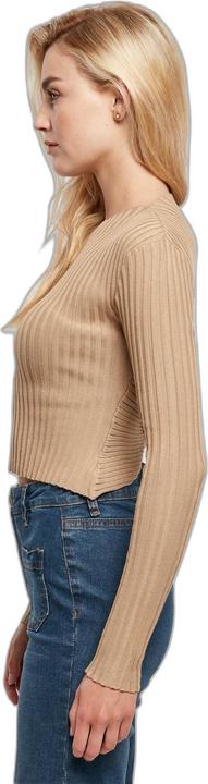 Produktbild Urban Classics Ladies Short Rib Knit Twisted Back Sweater - 21165 (L)