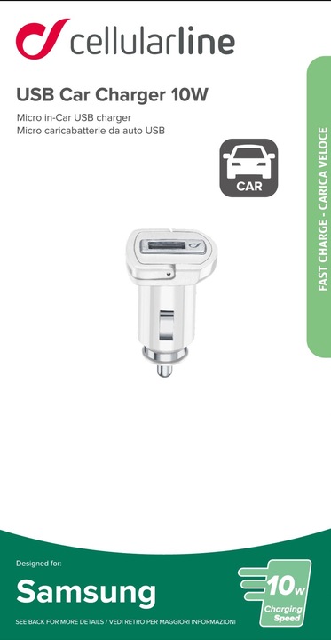 Image du produit Cellularline Chargeur de voiture