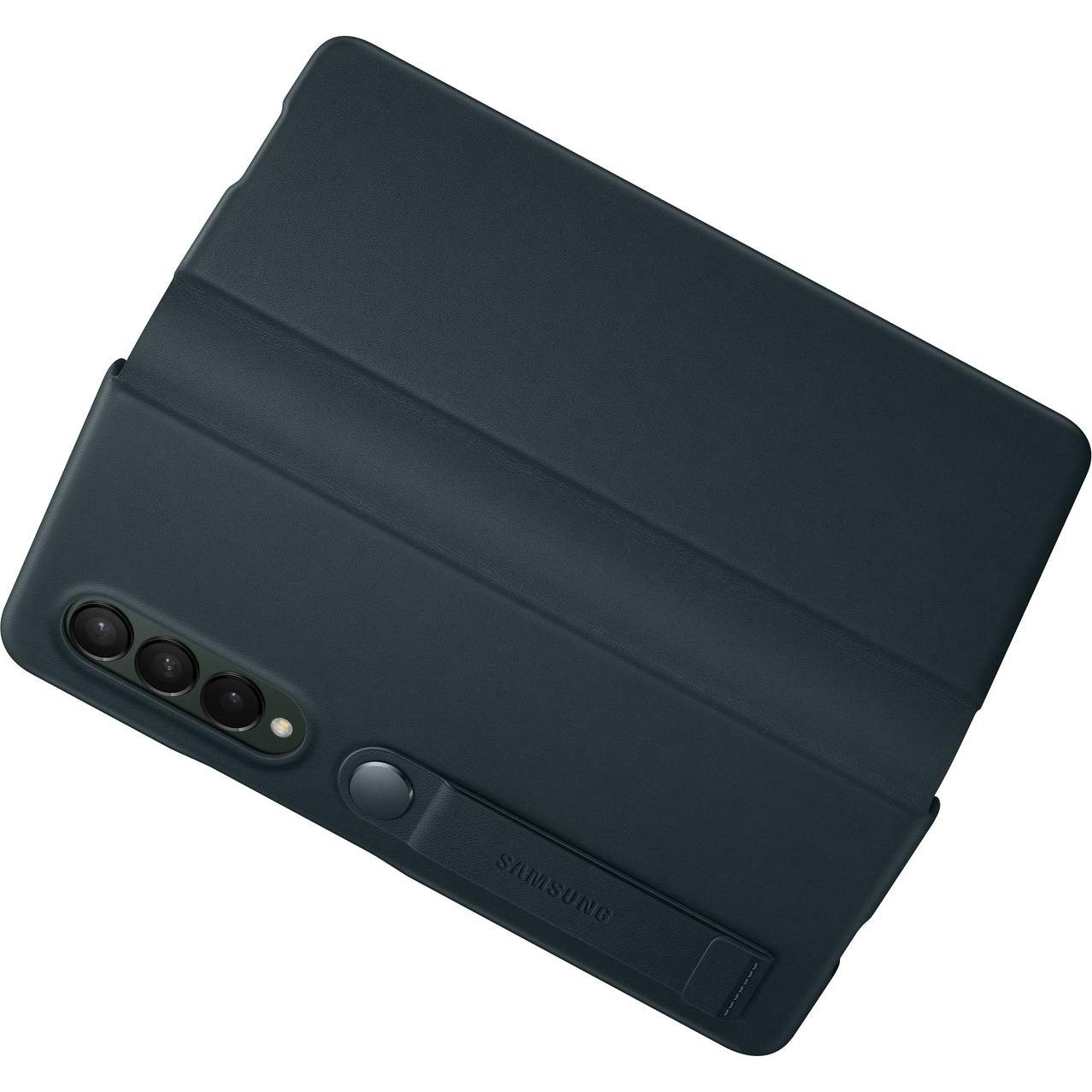 Thumbnail - Samsung Leather Flip Cover (Samsung Galaxy Z Fold3), Smartphone Hülle, Grün