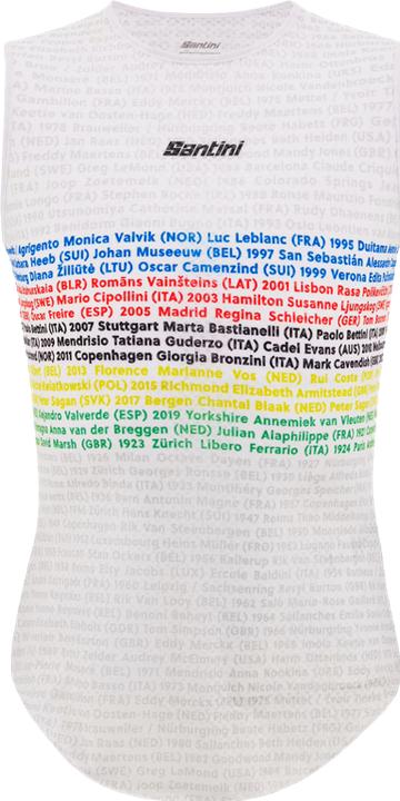 Actual product image Santini Thermoshirt ärmellos UCI Rainbow World Champion (S)