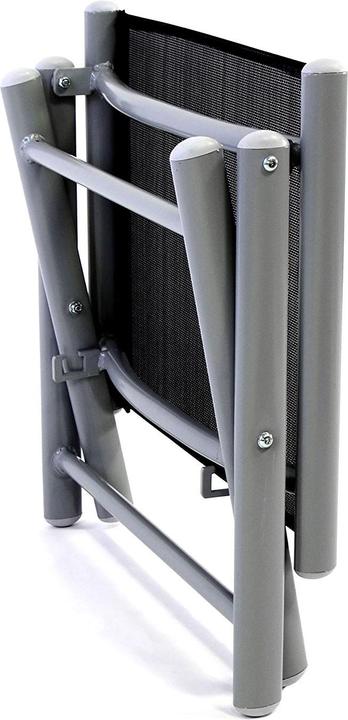 Produktbild Mojawo Hochlehner Klappstuhl + Klapphocker Fusshocker Aluminium Textilen