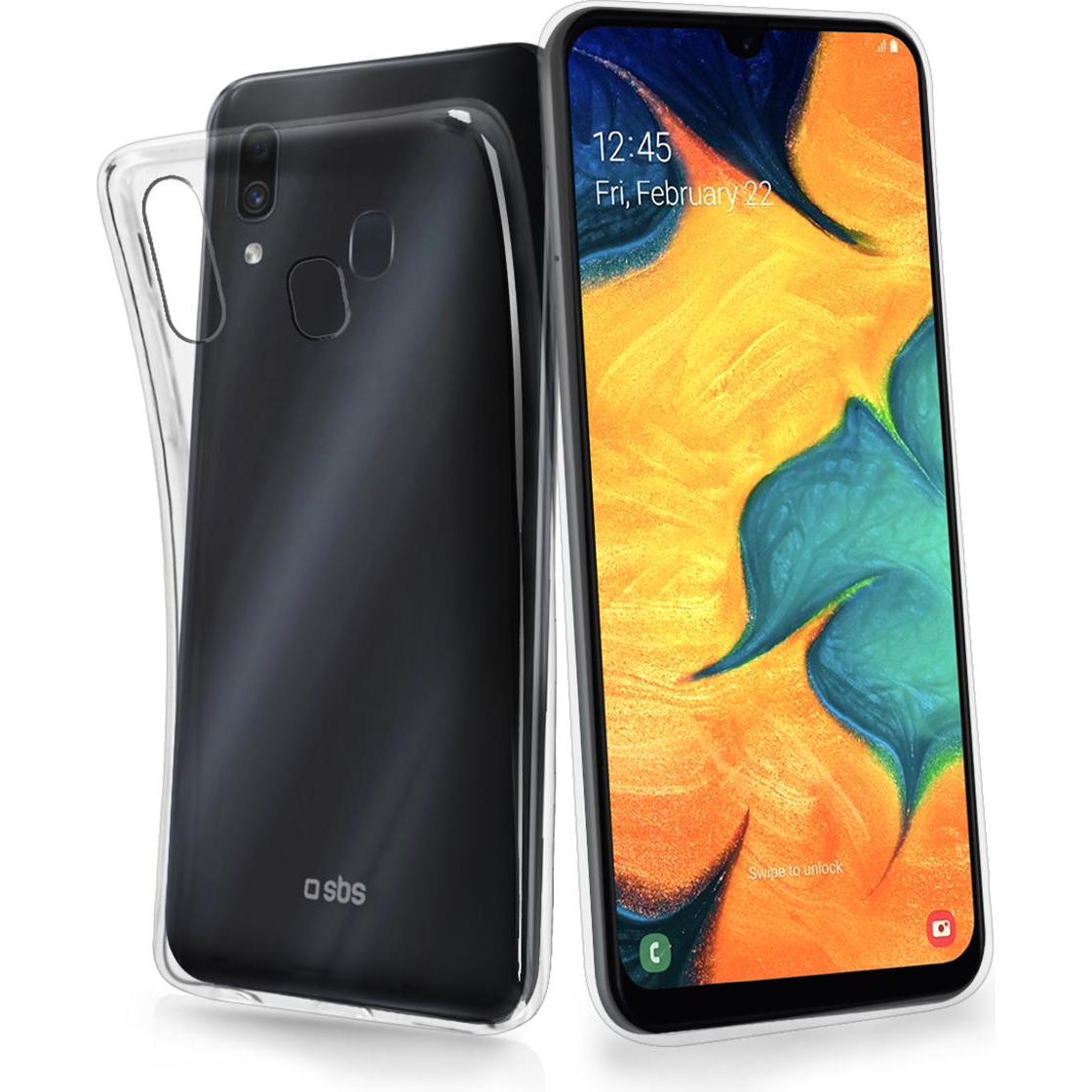 SBS Schutzhülle (TCL A30, Samsung Galaxy A20), Smartphone Hülle, Transparent