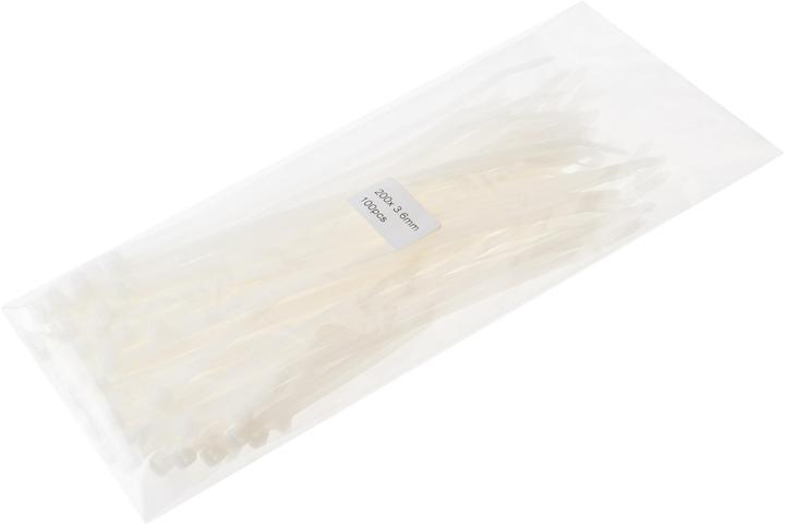 VR-Technics Attache de câble 200 x 3,6 mm, 100 pièces