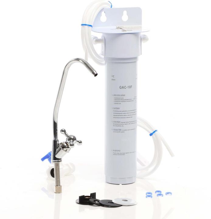 Produktbild Naturewater NW-1-GAC 1 Stufen Untertisch Wasserfilter Wasserhahn 5µ Aktivkohle