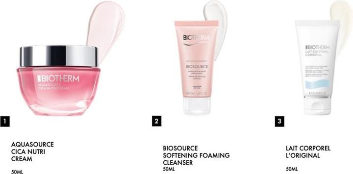 Image du produit Biotherm Aquasource Hydration Routine Set (Kit de soins du visage)