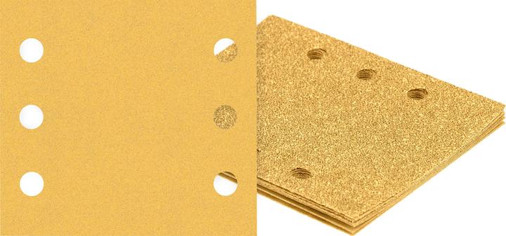 Actual product image Bosch Professional Zubehör EXPERT C470 Abrasive paper with 6 holes for orbital sanders, 115 x 107 mm, G 60, 10 pcs. (60)