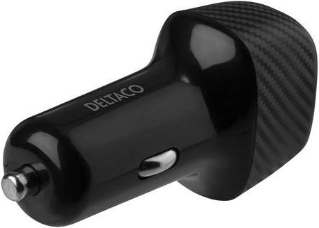 Produktbild Deltaco USBC-CAR120 mobile device charger Black Auto