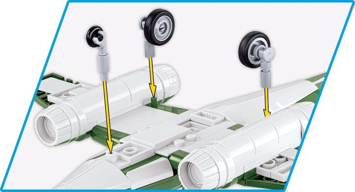 Actual product image Cobi Easy Planes Messerschmitt ME 262