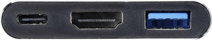 Produktbild Renkforce RF-5133676 USB-C® / HDMI Adapter (1x USB-C® Stecker - 1x HDMI-Buchse (USB Typ-C, HDMI, USB-A, 20 cm)