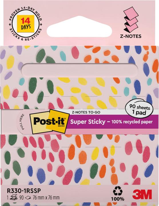 Actual product image Post-it Green Z-Notes (76 x 76 mm)