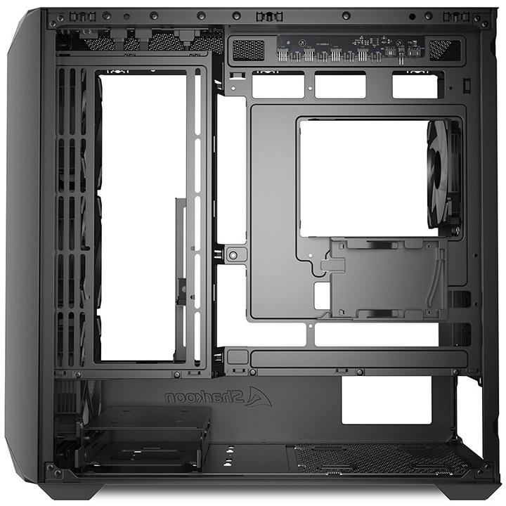Produktbild Sharkoon MK3 RGB Black mATX (schwarz) (Mini-ITX, mATX)