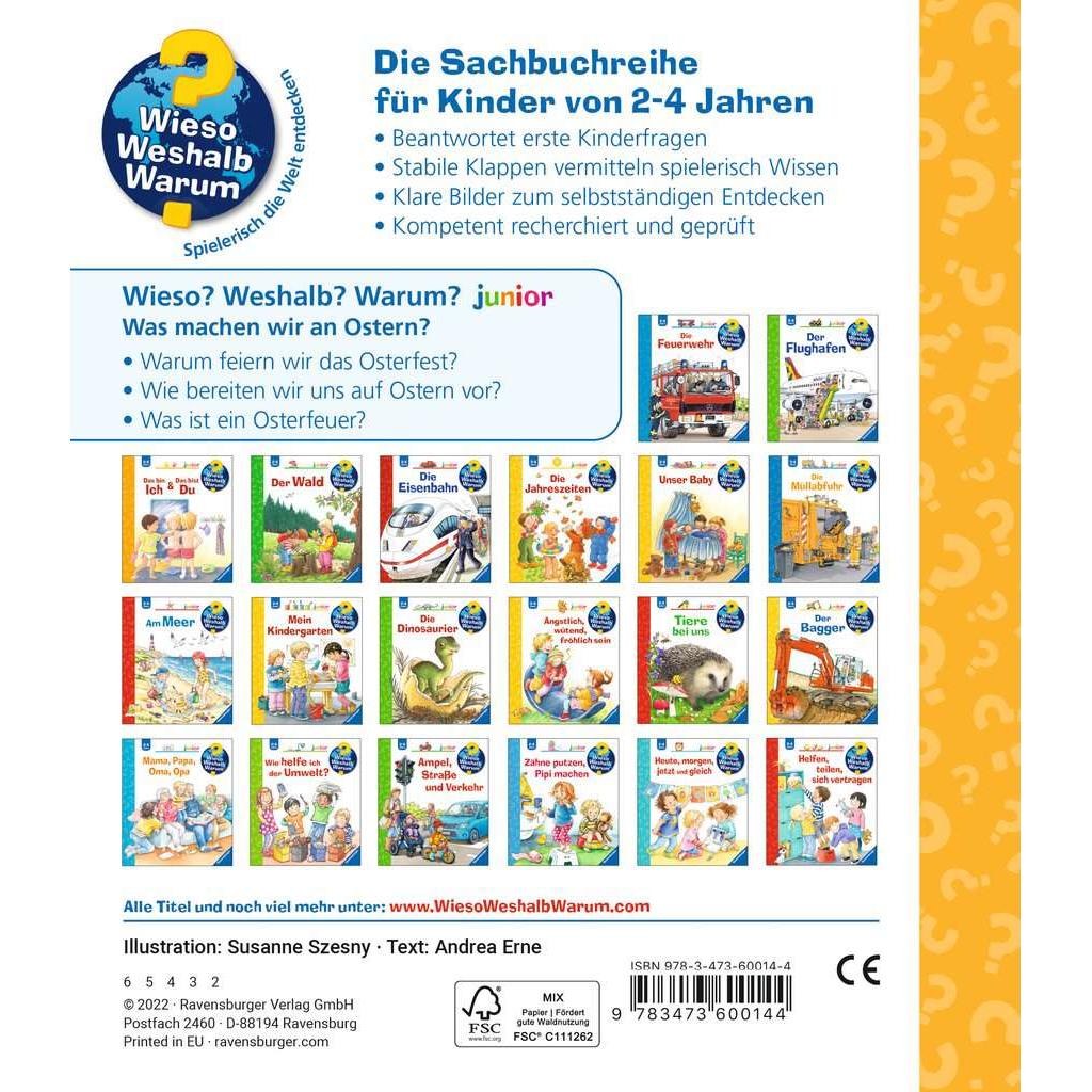 Thumbnail - WWW Was machen wir an Ostern?, Kinderbücher von Andrea Erne, Susanne Szesny