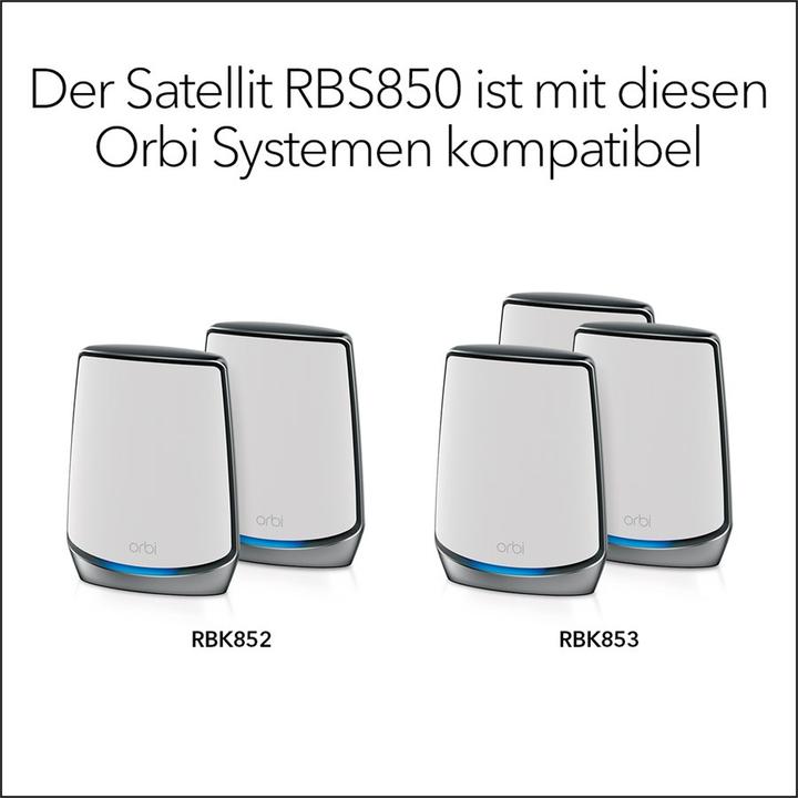 Immagine prodotto Netgear Orbi WiFi 6 Satellit AX6000 (RBS850)