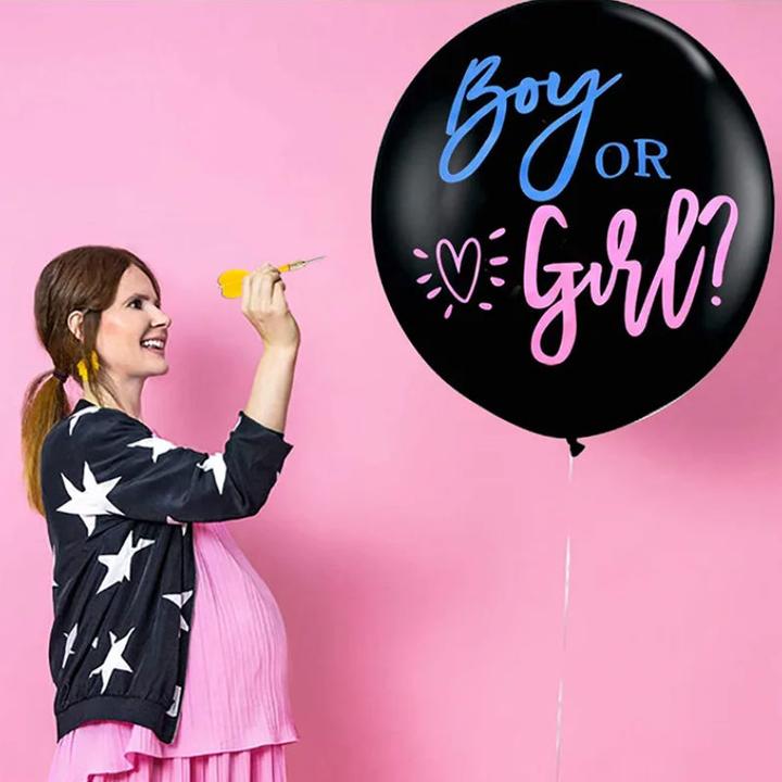 Actual product image Hermex Baby Shower Balloon Boy or Girl Party Gender Reveal Boy or Girl