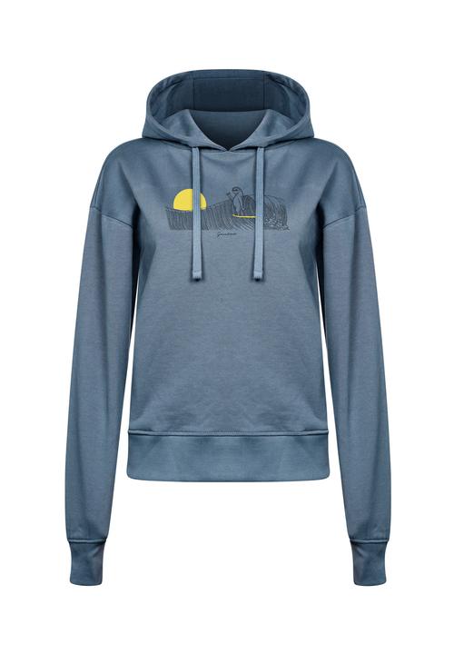 Greenbomb Women's Animal Sloth Waves Flipper Pullover (M)