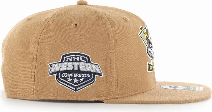 Produktbild 47 Brand Snapback Cap - Sure Shot Anaheim Ducks Camel Beige (One Size)