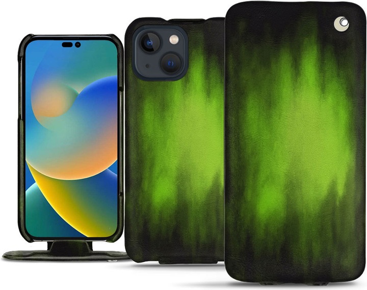 Actual product image Noreve Vertical leather shell (Apple iPhone 14)