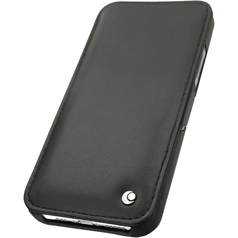Thumbnail - Noreve Lederschutzhülle horizontal (Apple iPhone 14 Pro), Smartphone Hülle, Blau