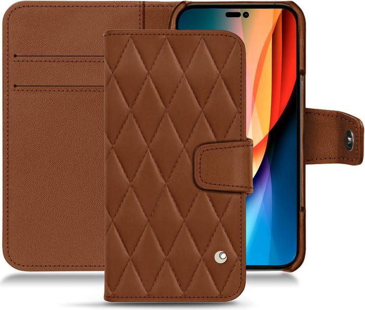 Image du produit Noreve Coque en cuir portefeuille à rabat horizontal (Apple iPhone 14 Pro)