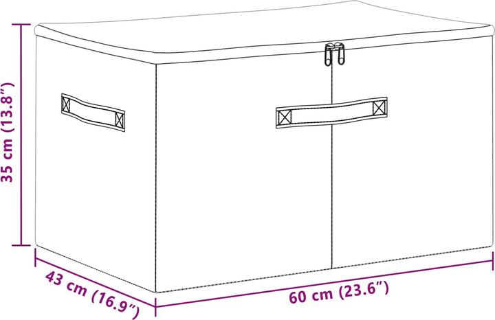 Produktbild vidaXL Aufbewahrungsbox (43 cm)