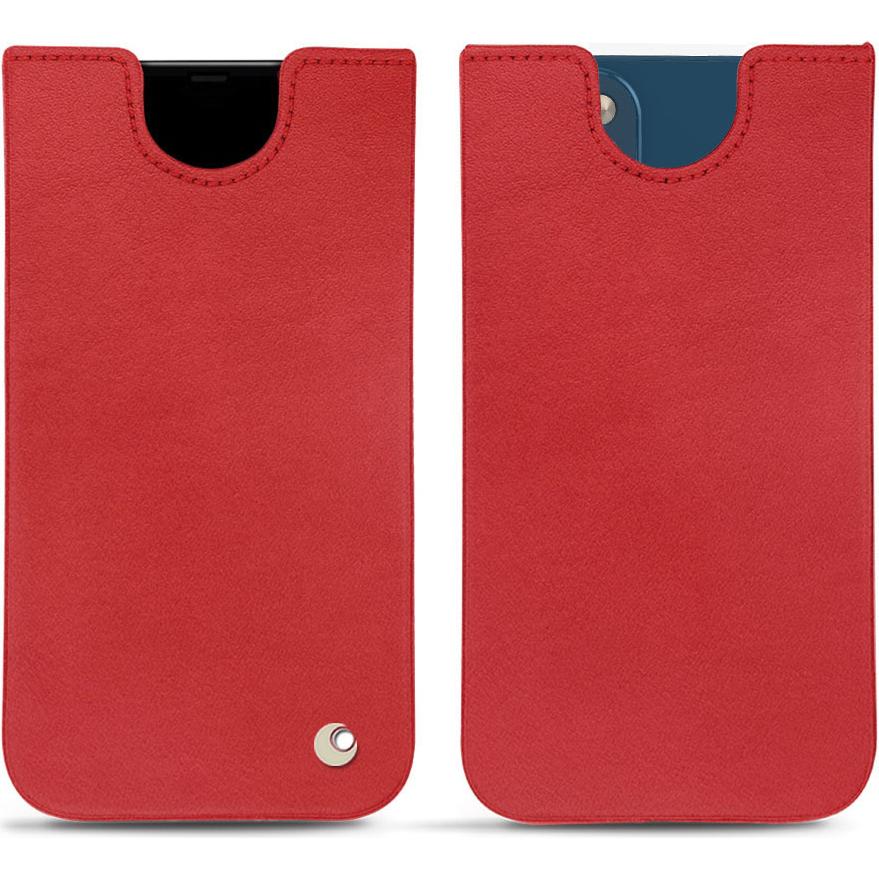 Noreve Lederschutzhülle (Apple iPhone 14 Plus), Smartphone Hülle, Rot
