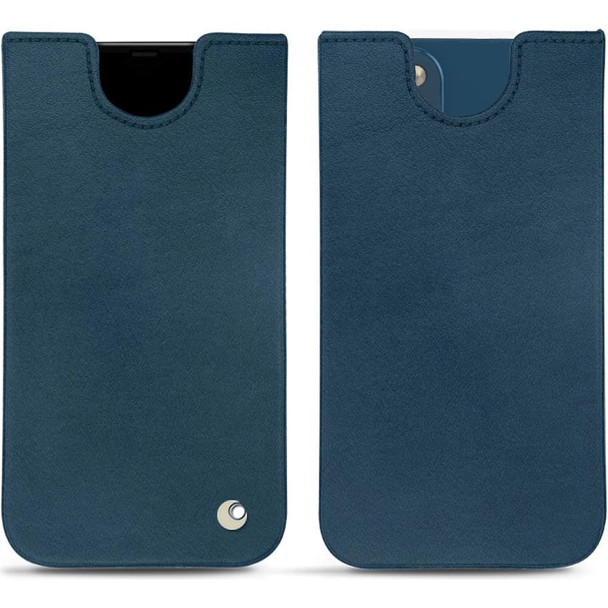 Noreve Lederschutzhülle (Apple iPhone 14 Plus), Smartphone Hülle, Blau