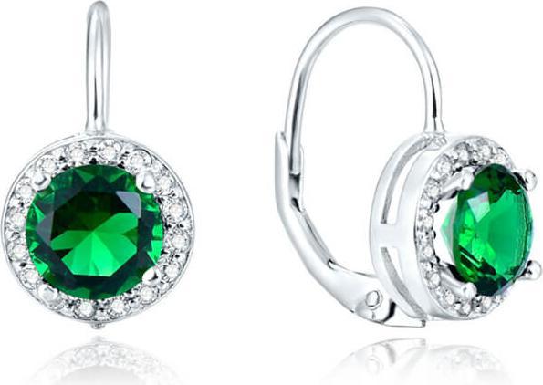 Immagine prodotto Beneto Orecchini in argento con cristalli verdi AGUC1157 (L)