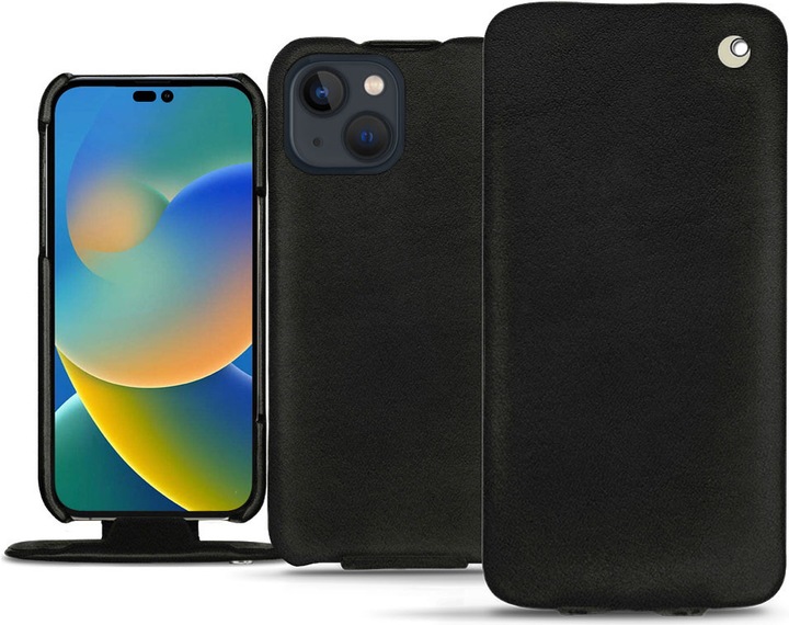 Actual product image Noreve Vertical leather shell (Apple iPhone 14)