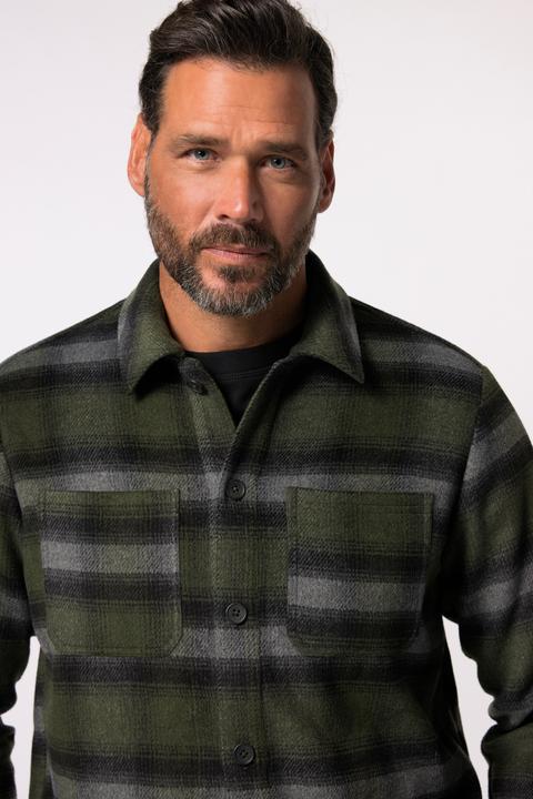 Actual product image JP1880 JP AWARE Overshirt, Karoflanell, recycelte Materialien, bis 7 XL (6XL)