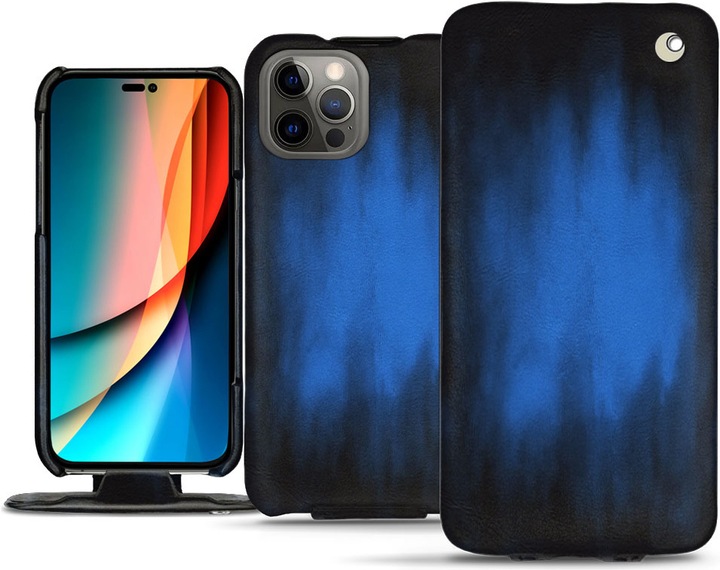 Noreve Lederschutzhülle vertikal (Apple iPhone 14 Pro)