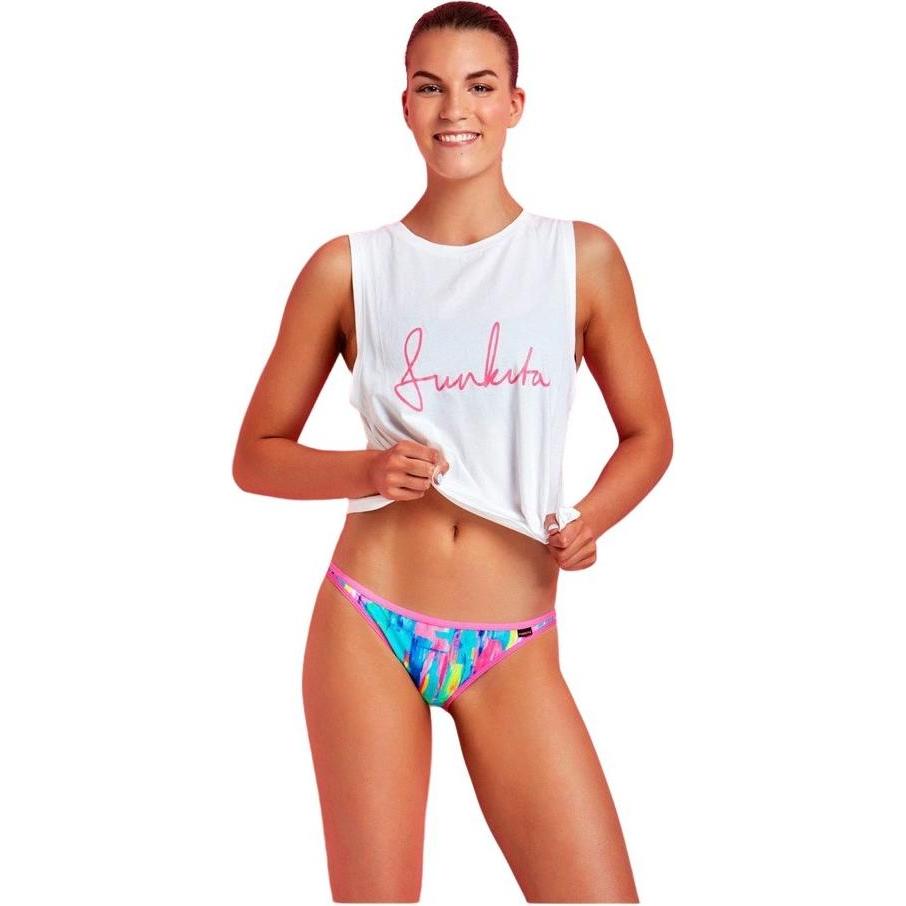 Thumbnail - Funkita, Damen, Badeanzug, mini-badeanzugsstrümpfe impressionista brief, Mehrfarbig, (36)