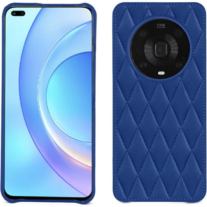Noreve Lederschutzhülle (Honor Magic 4 Pro), Smartphone Hülle, Blau