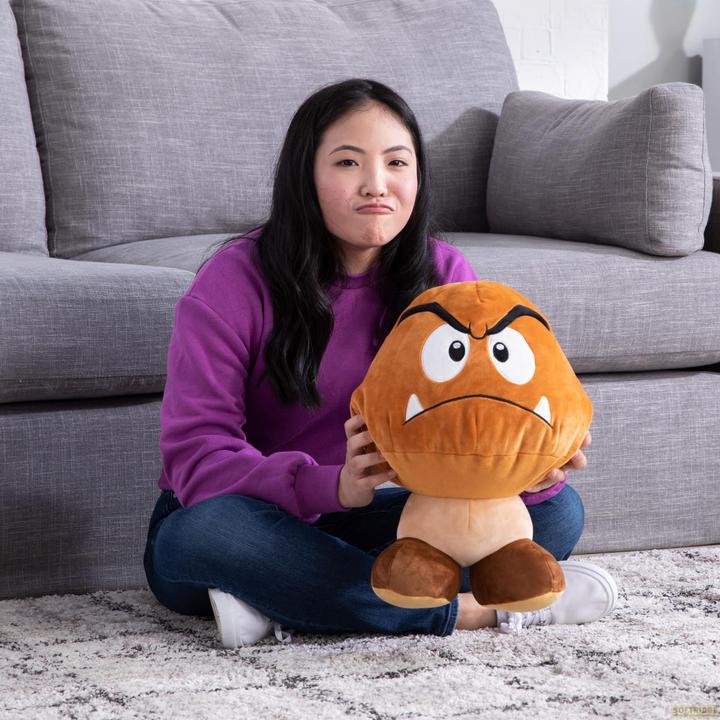 Actual product image Nintendo Super Mario plush: Goomba (40cm) (Club Mocchi-Mocchi) (35 cm)