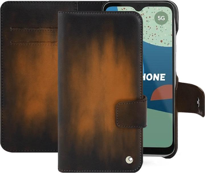Actual product image Noreve Leather wallet with horizontal flap (Fairphone 4)