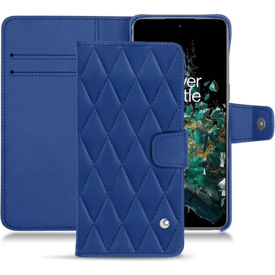 Thumbnail - Noreve Lederschutzhülle Wallet (OnePlus 10T), Smartphone Hülle, Blau