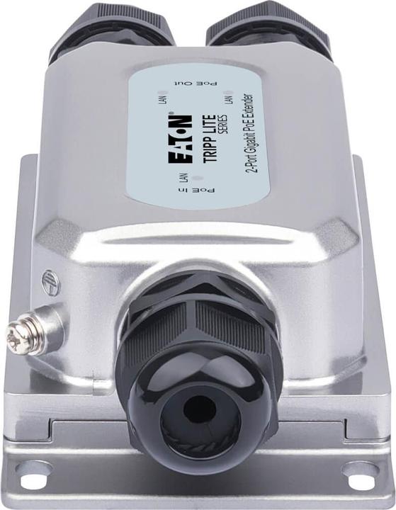 Actual product image Eaton 2-Port Gigabit Ethernet PoE+ Extender/Repeater - Cat5e/6/6a 95W IP67 IK10 328ft. 100 (RJ45 (3x))