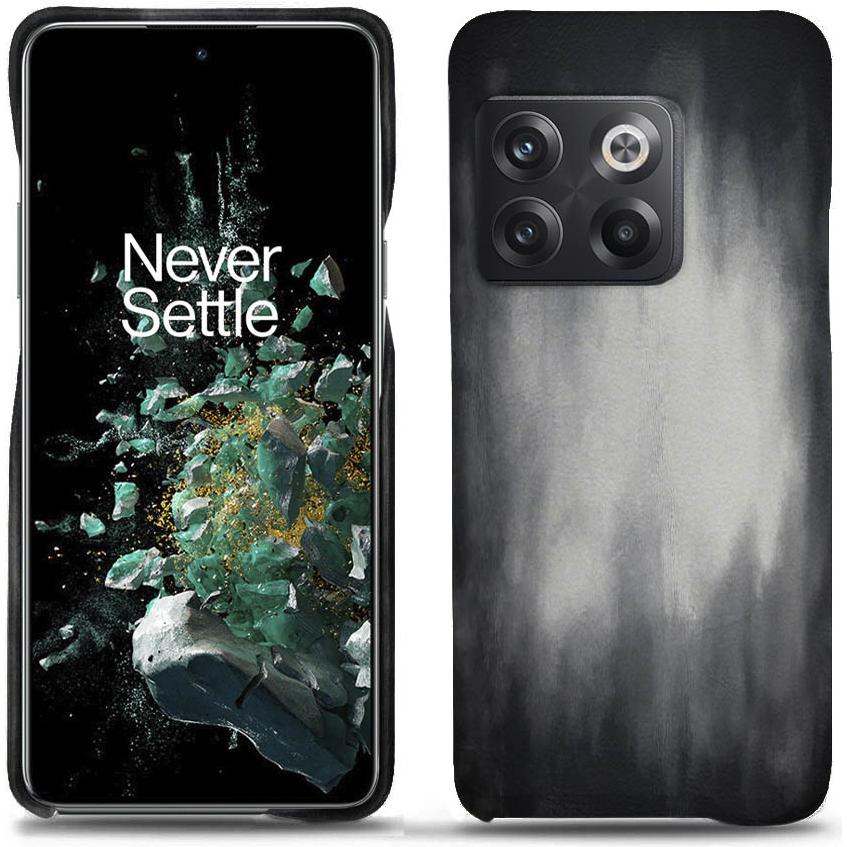 Noreve Lederschutzhülle (OnePlus 10T), Smartphone Hülle, Grau